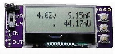 PowerScope - миллиамперметр/вольтметр для мониторинга потребляемой мощности устройств на микроконтроллерах