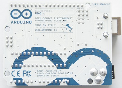 The Arduino Uno.