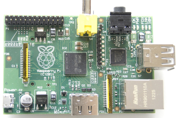 The Raspbery Pi.