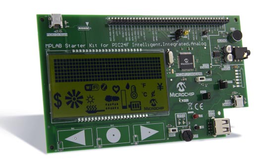 Microchip - Starter Kit for PIC24F Intelligent.Integrated.Analog