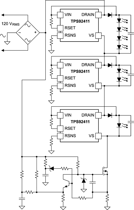 TPS92411 Simplified Application Diagram