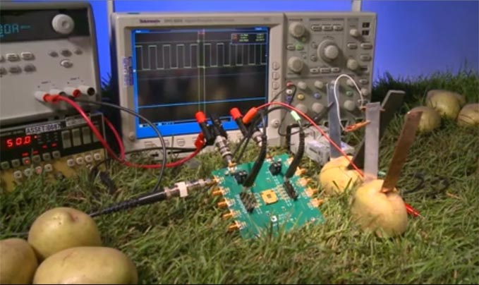 Для питания новых цифровых изоляторов можно использовать даже клубень картофеля