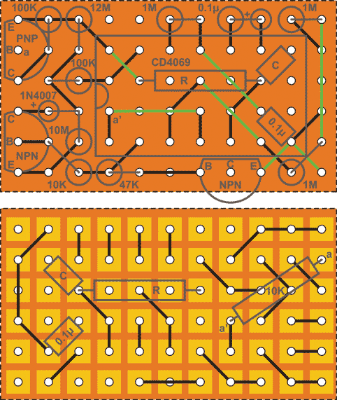 Auto pulse generator senses and responds to a probed load