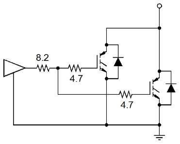 Combined Common and Separate Gate Resistors