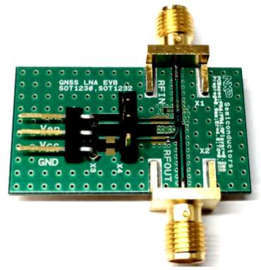 BGU8010 GNSS LNA evaluation board