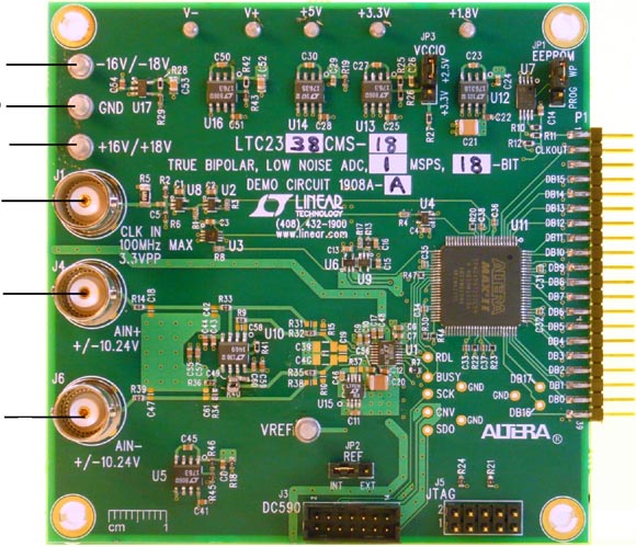 The DC1908A demonstration board