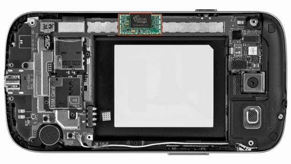 60-гигагерцовый трансивер UltraGig 6400 компании Silicon Image достаточно компактен для установки в современные смартфоны