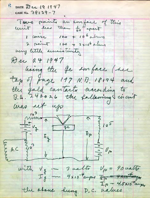 Bell Labs announces junction transistor, July 1951