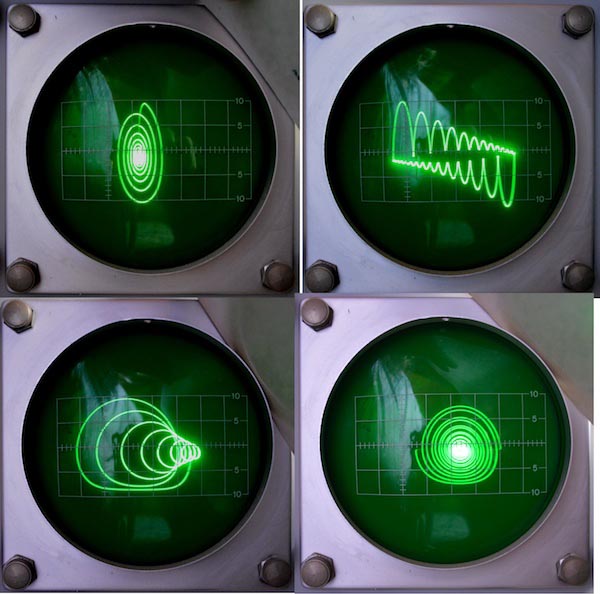 Simple circuits enable oscilloscope art