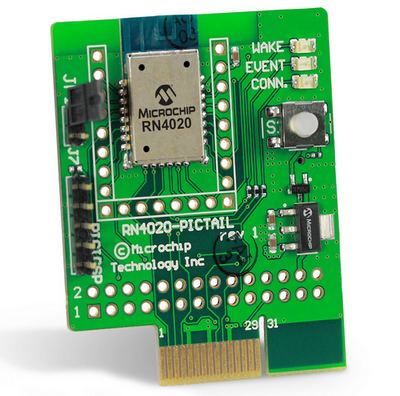 RN4020 Bluetooth Low Energy PICtail/PICtail Plus daughter board (part # RN-4020-PICtail)