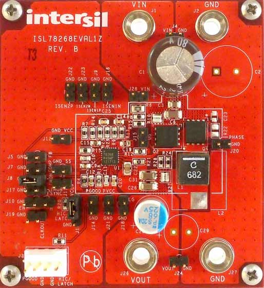 The ISL78268EVAL1Z Evaluation Board