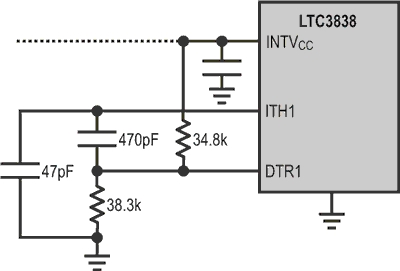 Dual Controller Provides 2μs Step Response and 92%