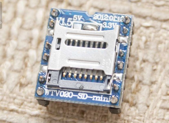 Аудио проигрыватель на Atmega8 и WTV020