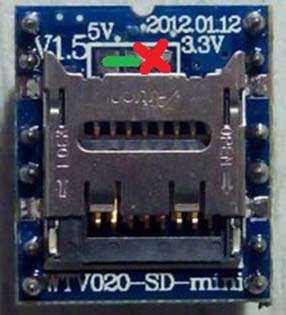 Аудио проигрыватель на Atmega8 и WTV020