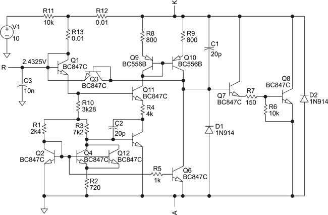 VCO using the TL431 reference