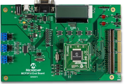 Microchip MCP3912 ADC Evaluation Board system (ADM00499)