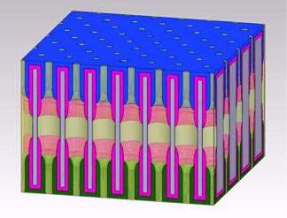 Billion Holes Can Make a Battery