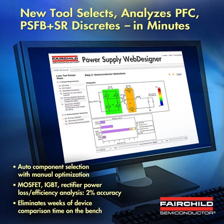 Power Supply WebDesigner Adds Power Train Discrete Device Power Loss and Efficiency Analysis Tools