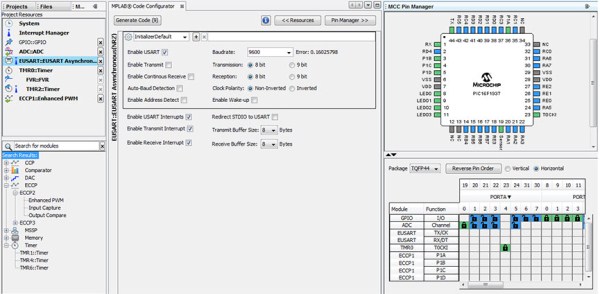 Плагин MPLAB Code Configurator