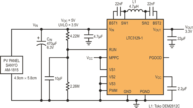 15 V Buck-Boost Converters with Ultralow 1.3 μA Quiescent Current