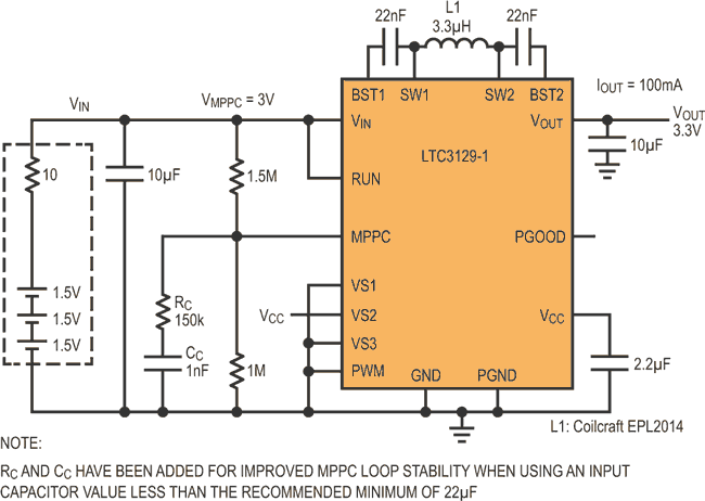 15 V Buck-Boost Converters with Ultralow 1.3 μA Quiescent Current