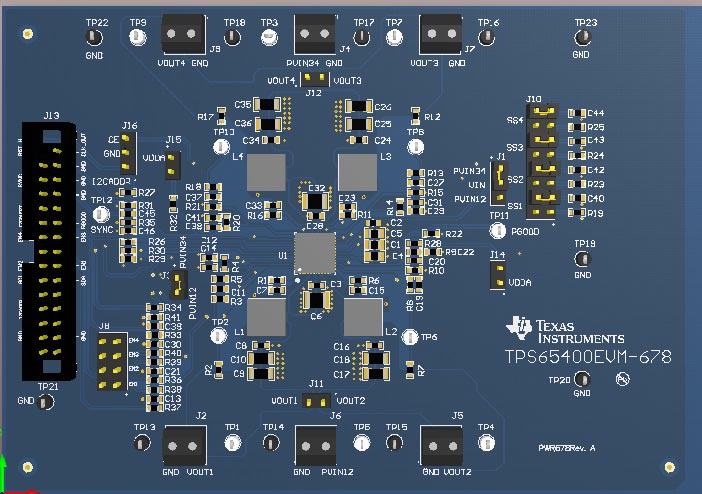 Оценочный модуль TPS65400EVM