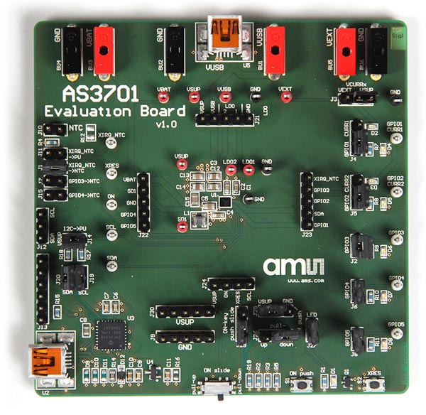 Оценочная плата для AS3701