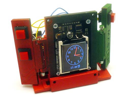 Будильник в технодизайне - настольные часы на основе Arduino