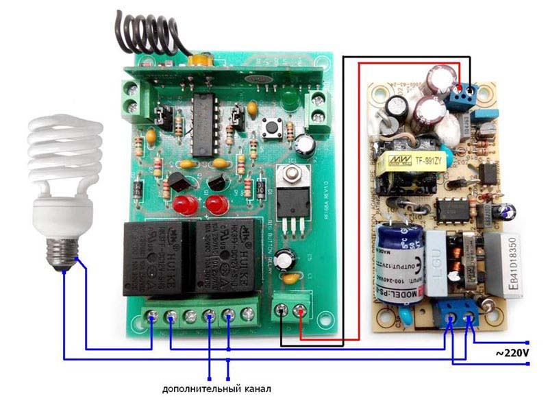 Беспроводное управление освещением на штатной проводке