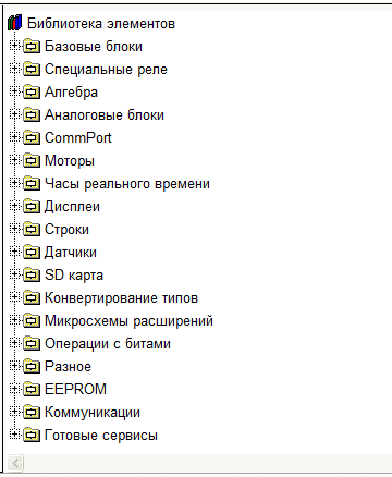 Интерфейс программы FLProg