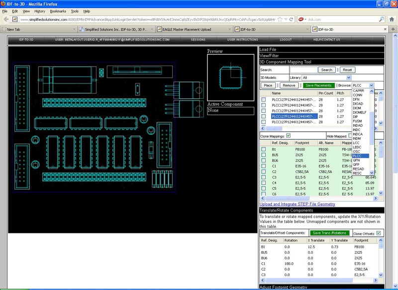 IDF-to-3D interface