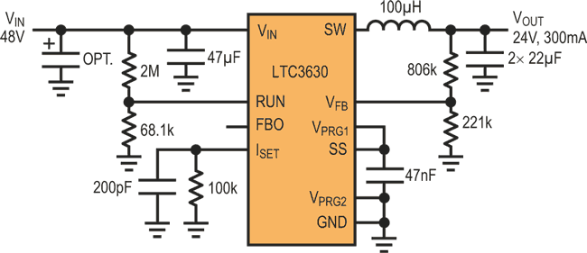 65 V 500 mA step-down converter fits automotive and industrial applications