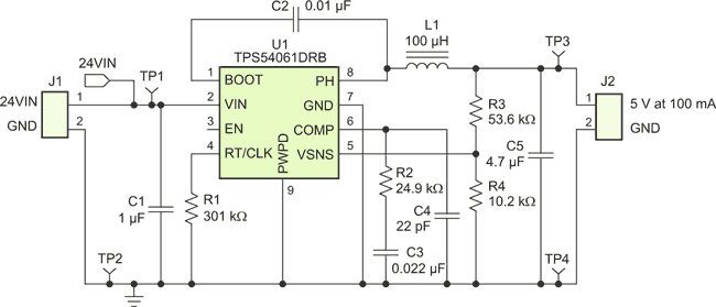 Linear versus switching regulators in industrial applications with a 24-V bus