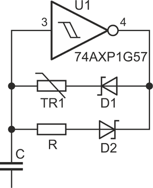 Wireless Sensors Using NXP 74AXP1G57 Devices