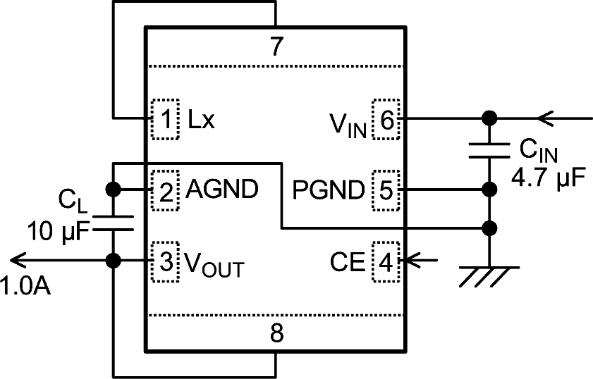 XCL219/XCL220 - Typical Application Circuit