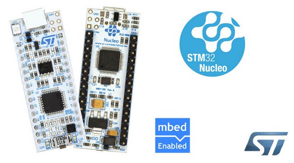 STMicroelectronics выпускает серию отладочных плат STM32 Nucleo-32 для 32-выводых микроконтроллеров