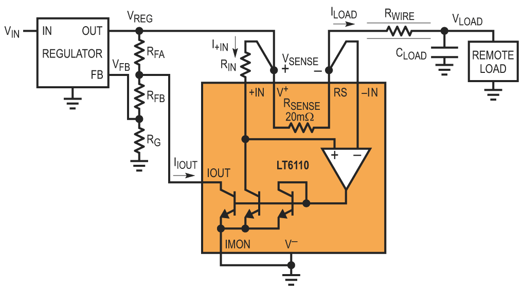 Control the Voltage of a Remote Load Over Any Length of Copper Wire