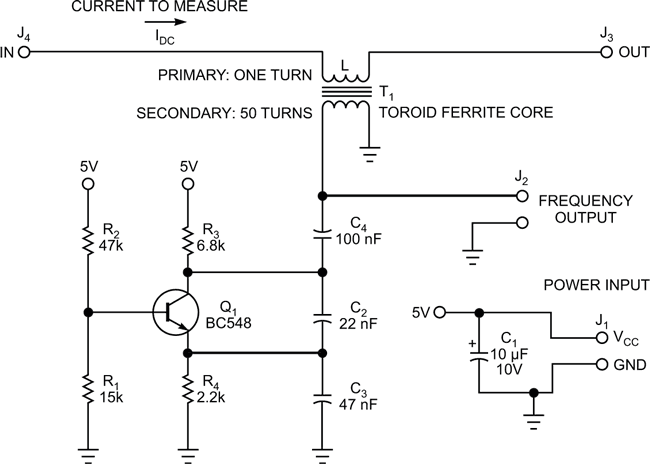 Low-cost current monitor tracks high dc currents