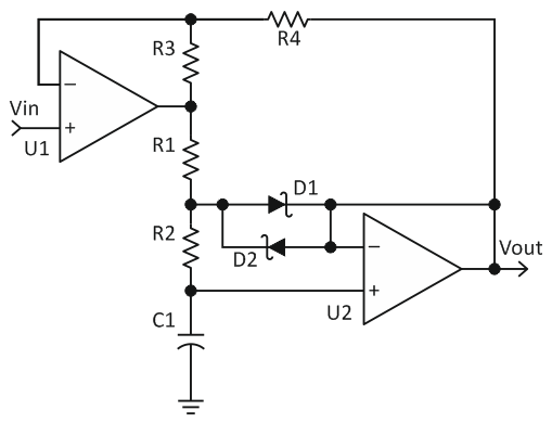 Linear ramp generator uses one op-amp