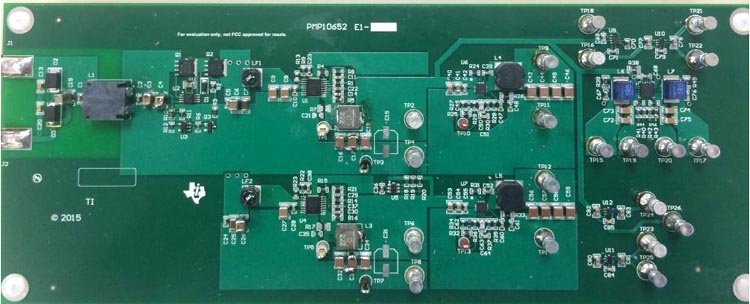 Оценочный модуль PMP10652.1 с контроллером LM74610-Q1