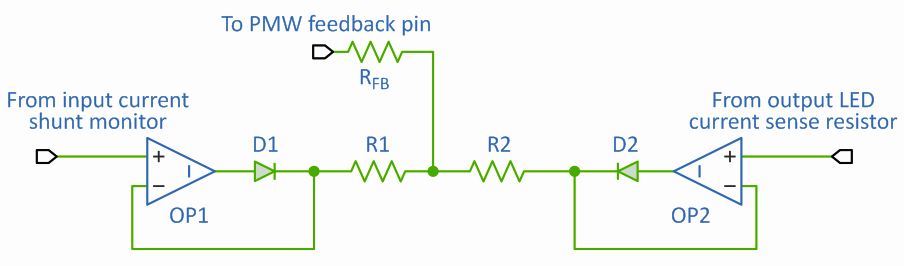 Protect an LED driver against output shorts to ground