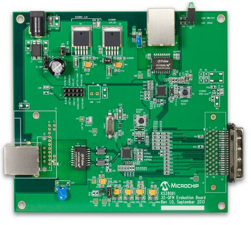 Evaluation Board Microchip KSZ8061MNX-EVAL