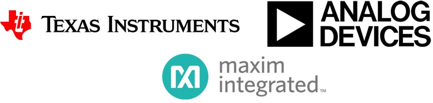 TI, ADI, Maxim Logos