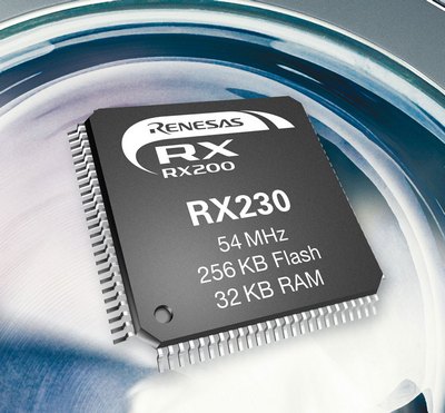 Renesas анонсировала группу микроконтроллеров RX230