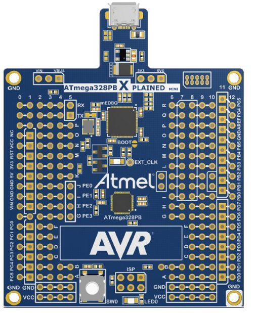 Evaluation Kit Atmel ATMEGA328PB-XMINI