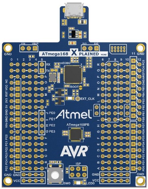 Оценочный набор Atmel ATMEGA168PB-XMINI