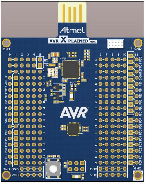 Оценочный набор Atmel ATMEGA168-XMINI