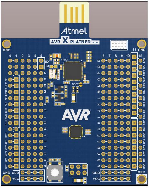 Оценочный набор Atmel ATMEGA168-XMINI