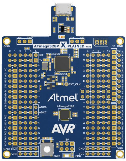 Evaluation Kit Atmel ATMEGA328P-XMINI