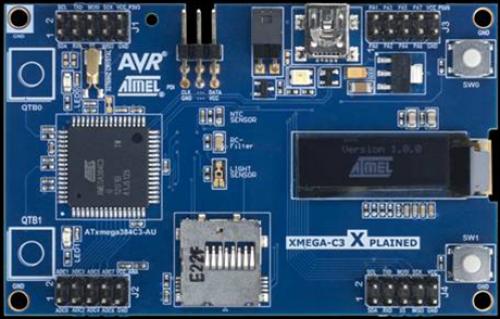 Evaluation Kit Atmel ATXMEGAC3-XPLD